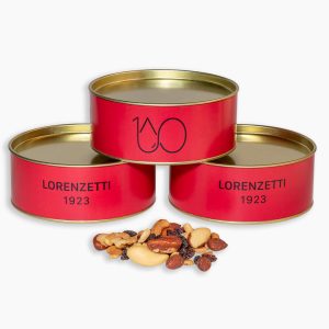 Lata personalizada com 150 gramas de mix de nuts