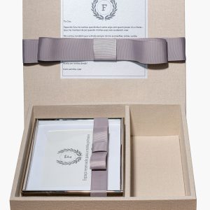 Kit padrinho personalizado VII com porta-retrato, convite e caixa de MDF