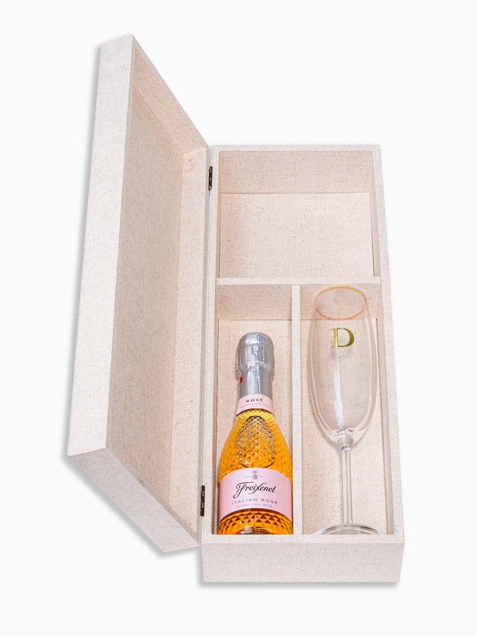 Kit Celebre VIII com espumante e taça personalizada