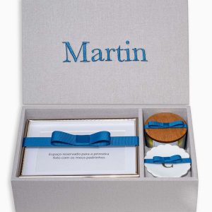 Classic Kit Personalizado com bordado para os padrinhos do Martin