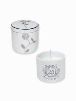 Vela em Porcelana para Bodas de Prata