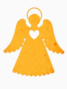 anjo em ouro - modelo 1