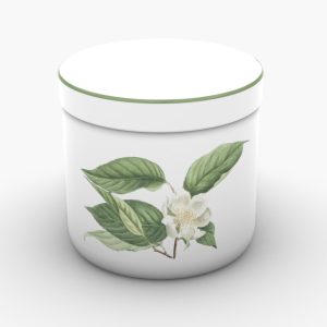 vela de massagem em porta joias de porcelana