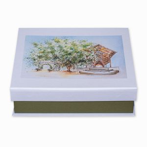 Caixa Célébrer II com Aquarela na tampa
