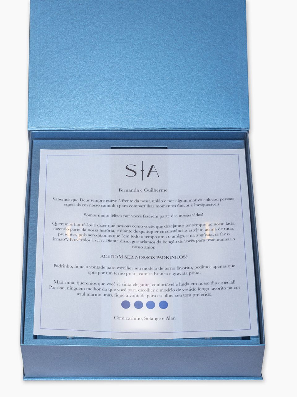 Caixa personalizada Celebrer VIII - Casal - com 2 taças + convite