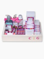 Kit Toalete casamento tamanho M Carlo e Gabriel para banheiro feminino, personalizado