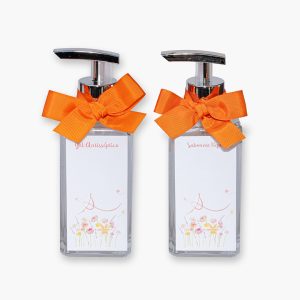 Duo kit toalete com sabonete liquido e gel antisseptico personalizado