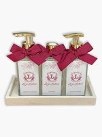 Trio kit toalete com bandeja forrada para 15 anos Luiza com lindo rótulo