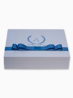 Grand Kit Personalizado IV com monograma bordado personalizado e fita