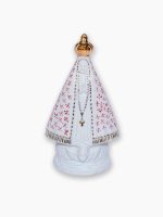 Imagem de Nossa Senhora Aparecida II com Ouro e pintura vermelha