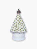 Imagem de Nossa Senhora Aparecida II com Platina e pintura verde