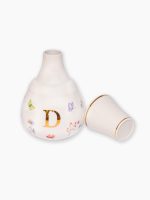 Moringa Lisa Personalizada com inicial e filetes em ouro