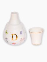 Moringa Lisa Personalizada com inicial e filetes em ouro