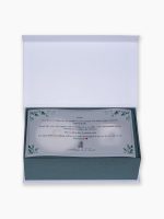 Caixa Personalizada Célébrer XI – Solteira com convite em papel vegetal