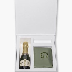 Caixa Personalizada Célébrer IX – Madrinha com baby Chandon e necessaire