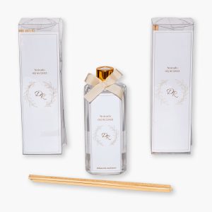 Difusor de ambiente retangular de 100ml para noivado e casamento