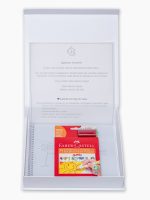 Caixa Personalizada Célébrer XI – Pajem com convite, livro de colorir e estojo de lapis