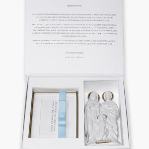 Caixa Personalizada Célébrer VI - Sagrada Família para pais dos noivos