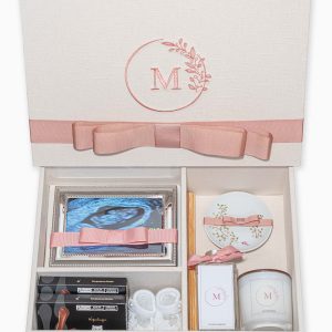 Caixa Kit Revelação Gravidez personalizada com tampa