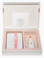 Kit Padrinho Personalizado XIII com porta-retrato e imagem de Nossa Senhora personalizada com ouro+convite