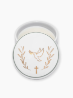 Vela Porta-Joias em Porcelana – Batizado