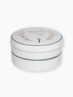 Vela Perfumada Porta-Joias – Pomba da paz e Cruz