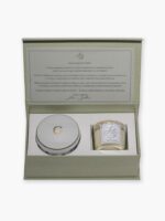 Caixa personalizada Célebrer III - Madrinha solteira com porta-joias com inicial e vela perfumada e convite