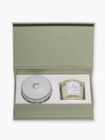 Caixa personalizada Célebrer III - Madrinha solteira com porta-joias com inicial e vela perfumada