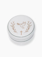 Vela em porcelana para batizado