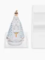 Nossa Senhora Aparecida de porcelana personalizada