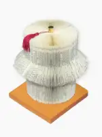Escultura de livro artesanal