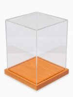 Base e cupula de acrilico para escultura